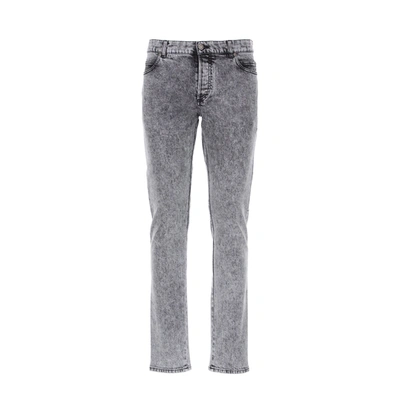 Balmain Skinny Jeans In Gray