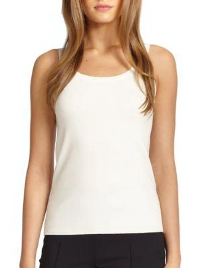 Akris Punto Elements Wool Tank Top In Cream