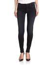 Mother The Looker High-rise Skinny Jeans In Coffee, Te