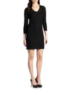 M MISSONI THREE-QUARTER-SLEEVE KNIT DRESS