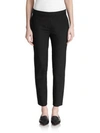 Theory Woman Pants Black Size 00 Polyester, Virgin Wool, Elastane, Polyamide In Black