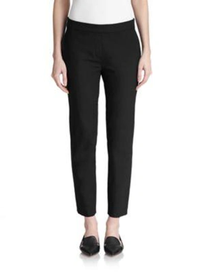 Theory Woman Pants Black Size 00 Polyester, Virgin Wool, Elastane, Polyamide