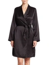 LA PERLA WOMEN'S SILK SHORT dressing gown,400087283361