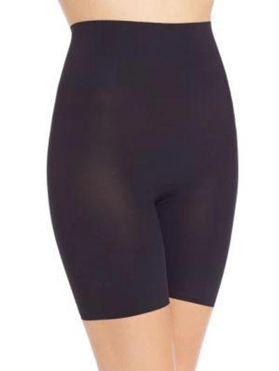 Commando Zone Smoothing High Waist Shaper Shorts In Black