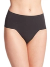 Spanx Undie-tectable Shaping Thong In Black