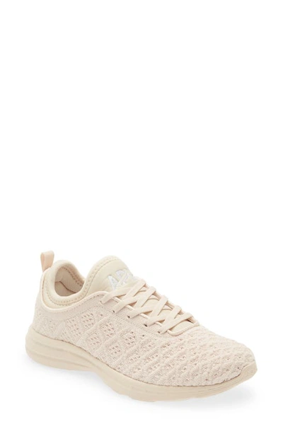 Apl Athletic Propulsion Labs Techloom Phantom Running Shoe In Cream