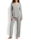 HANRO WOMEN'S CHAMPAGNE LONG-SLEEVE PAJAMA SET,477414660524