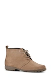 White Mountain Footwear Auburn Suede Bootie In Natural/ El/ Suede