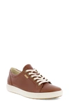 Ecco Soft 7 Sneaker In Cognac