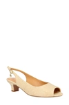 J. Reneé Jenvey Slingback Sandal In Gold