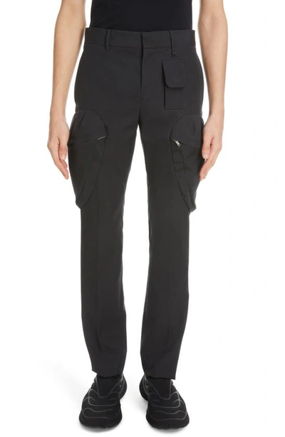 Givenchy Big Pocket Slim-fit Cargo Pants In Black