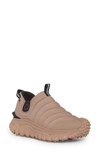 Moncler Après Trail Quilted Sneaker In Beige
