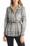 NIKKI LUND BRITTANY PLAID BUTTON-UP SHIRT