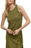 Allsaints Rina Tank Top In Olive Branch