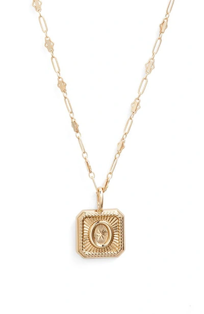 Miranda Frye Harlow Initial Pendant Necklace In Gold - O