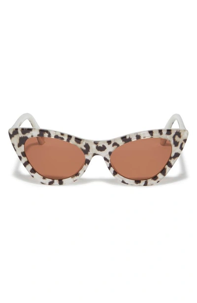 Lele Sadoughi Downtown Cat Eye Sunglasses In Multi/orange Solid