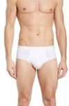 Hanro Stretch Cotton Essentials Briefs In All White