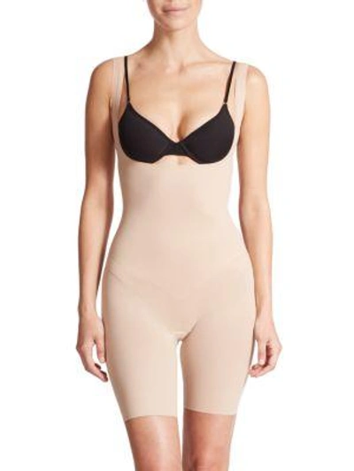 Tc Shapewear Low-back Torsette Thigh Slimmer In Natural