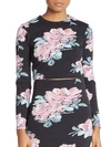 ELIZABETH AND JAMES POLLY FLORAL-PRINT CROPPED TOP,0400089267299