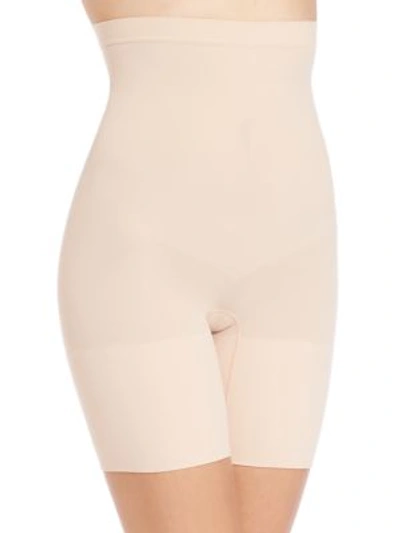 Spanx Plus Size Higher Power Shorts In Soft Nude