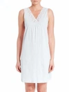 Hanro Moments Short-sleeve Night Gown In White