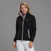 Zero Restriction Fairfield University | Hooded Olivia Jacket | Collegiate In Black/metallic Silver