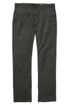 Volcom Frickin Modern Fit Stretch Chino Pants In Grey