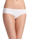 Hanro Cotton Seamless High-cut Full Brief In Sweet Pepper