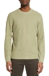 Vince Thermal Long Sleeve T-shirt In H Dim Willow/ Dim Wil