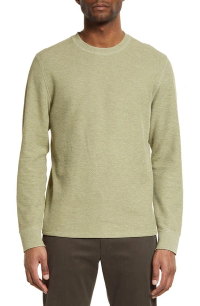 Vince Thermal Long Sleeve T-shirt In H Dim Willow/ Dim Wil