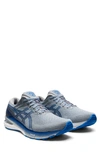 Asics Gt-1000 10 Running Shoe In Sheet Rock/electric Blue