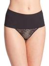 SPANX UNDIE-TECTABLE LACE THONG,0400086722060