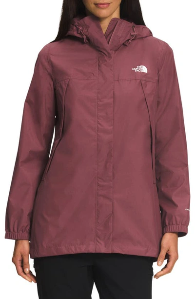 The North Face Antora Waterproof Hooded Parka In Wild Ginger