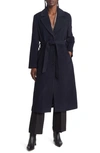 & Other Stories Belted Coat In Black