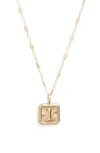 Miranda Frye Harlow Initial Pendant Necklace In Gold - I