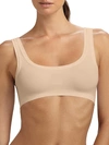 Hanro Touch Feeling Crop Top In Beige