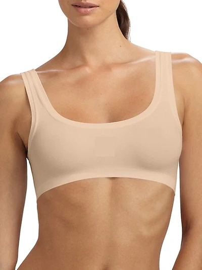 Hanro Touch Feeling Crop Top In Beige