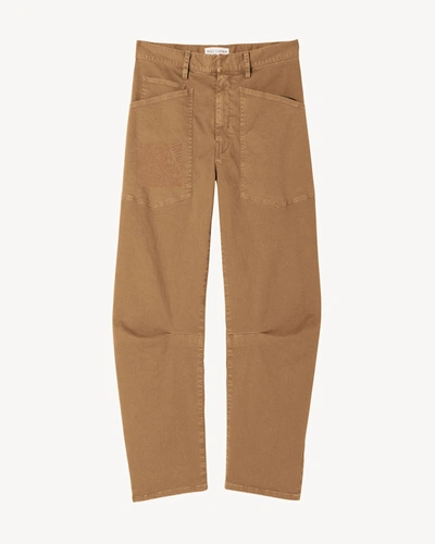 Nili Lotan Shon Corduroy Pant In Camel