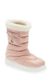 Moncler Girl's Petit Gaia Snow Boots, Toddlers/kids In Open Pink