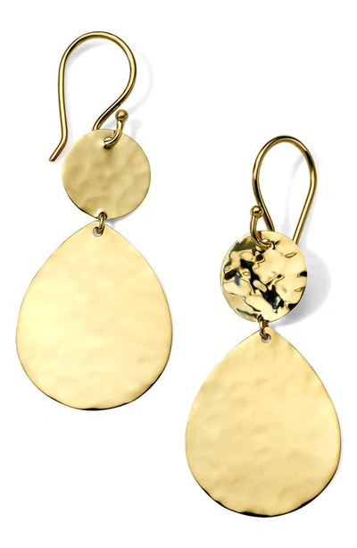 IPPOLITA IPPOLITA CRINKLE HAMMERED TEARDROP EARRINGS