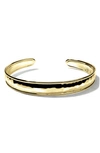 Ippolita 18k Yellow Gold Classico Hammered Cuff Bangle Bracelet In Yellow Gold