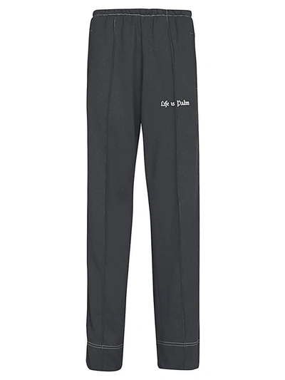 Palm Angels X Tessabit Track Pants With Logo In Black