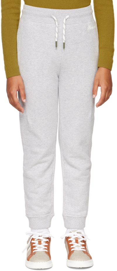 Bonpoint Kids Gray Babel Lounge Pants In 092 Gris_chine_c.