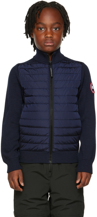 Canada Goose Kids Navy Hybridge Jacket