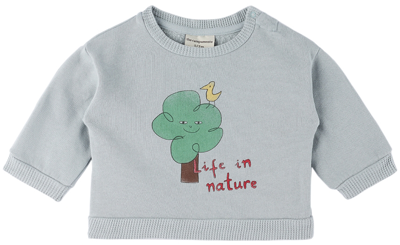 The Campamento Kids' Baby Blue 'life In Nature' Sweatshirt