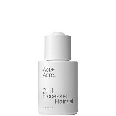 Act+acre Cold Processed Hair Oil 65ml In No Colour