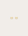 Valentino Garavani Vlogo Signature Earrings With Pearls Woman Gold Uni