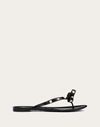 Valentino Heel Sandals With Bow Accent And Studded Embellishments In Black