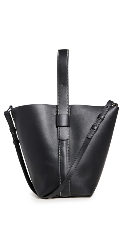 Proenza Schouler White Label Sullivan Leather Bag In Black