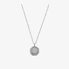 SHAY 18K WHITE GOLD OCTAGON DIAMOND PENDANT NECKLACE,SMN8WG1817919454